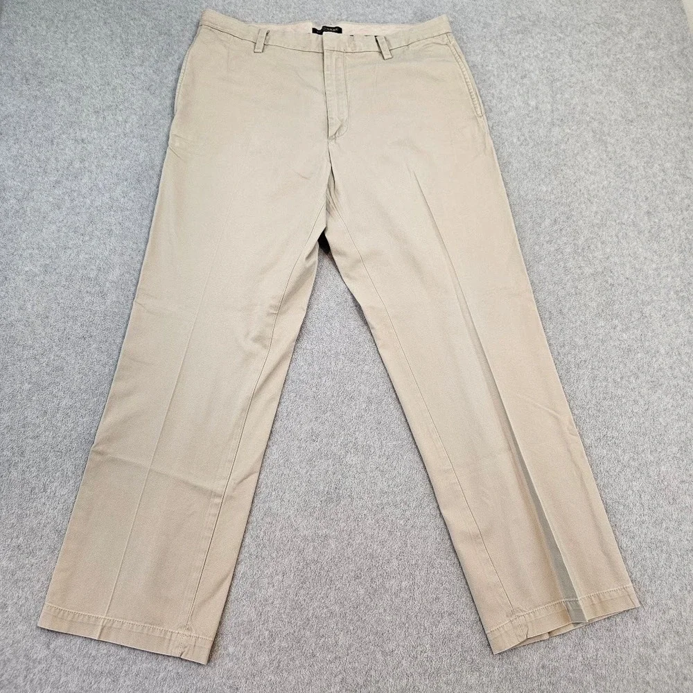 Banana Republic Gavin Chino Mens 34x30 Khaki Tan Straight Leg Cotton Pants